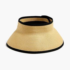 J. Crew Packable Straw Visor